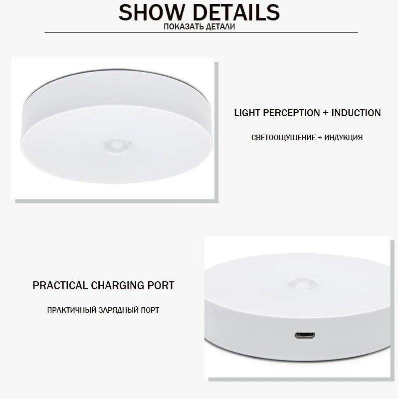 Close-up van de stijlvolle led lamp voor binnen en wandverlichting