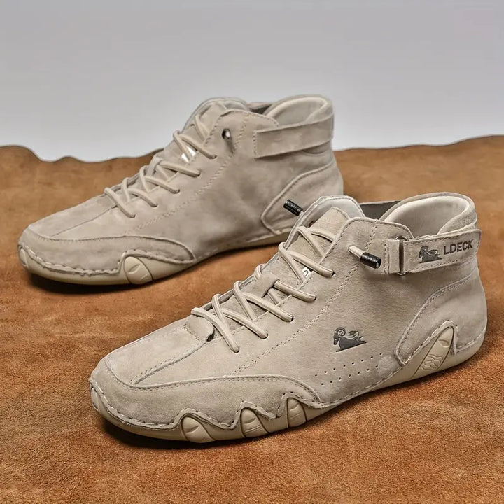 Casual Hoymans heren waterdichte schoenen, perfect voor een ontspannen outdoor look.