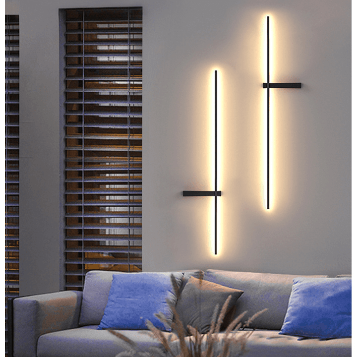Moderne Buitenzuil LED Wandlamp