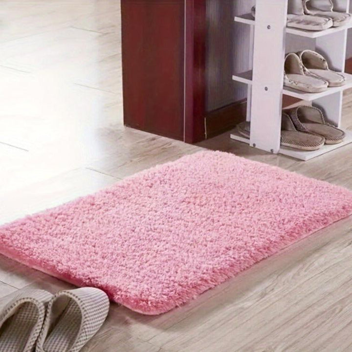 "Absorberende antislip badmat met geometrisch patroon, zacht gevoerd, ideaal voor moderne badkamer."