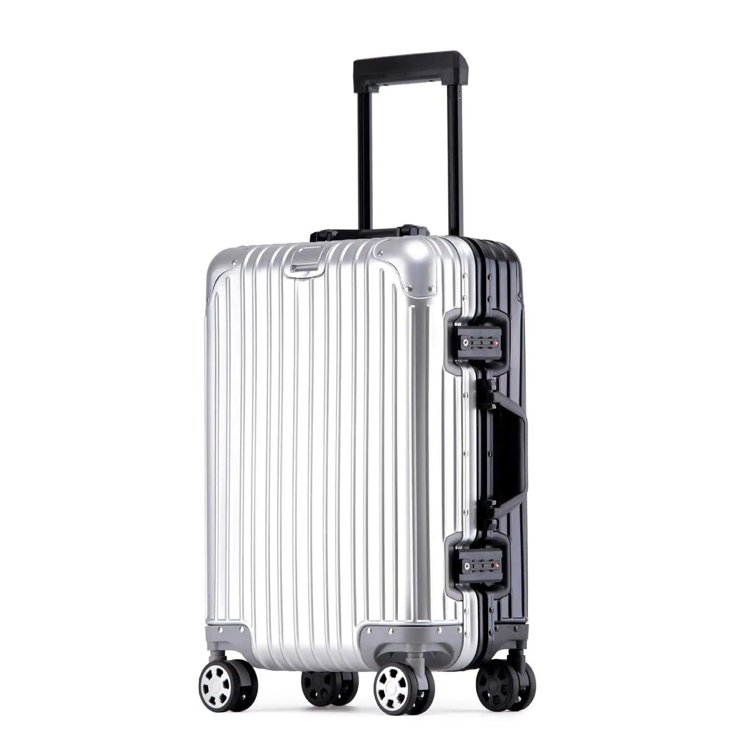 Reizen met een betrouwbare, lichtgewicht aluminium bagage koffer met hardshell bescherming.