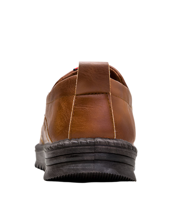 "Antislip leren reisschoenen voor mannen, zwart en bruin, veelzijdig en stijlvol met comfortabele pasvorm en veilige zool."