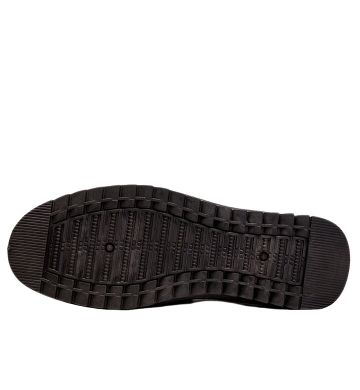 "Antislip leren reisschoenen voor mannen, zwart en bruin, veelzijdig en stijlvol met comfortabele pasvorm en veilige zool."