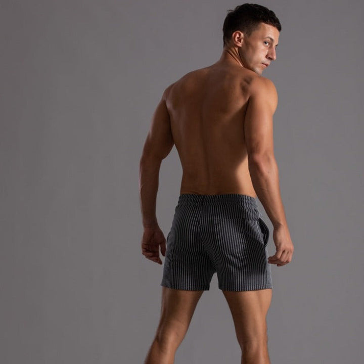 Complete outfit met Arno super-stretch fitness shorts voor heren sport