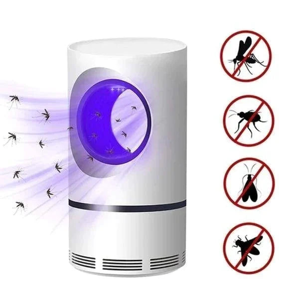 Zwarte insectenzapper, veilige en hygiënische oplossing voor muggenoverlast.