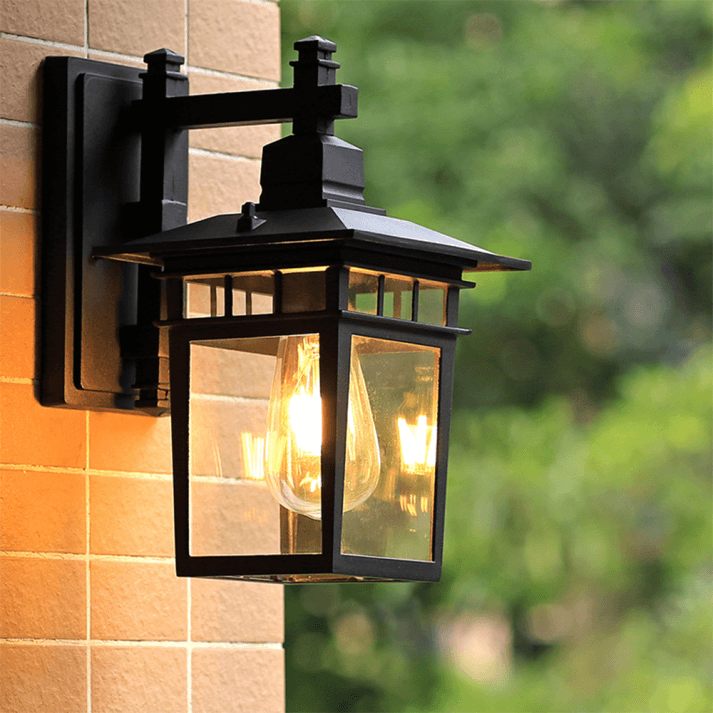 Moderne Buiten Wandlamp - Zwart Design