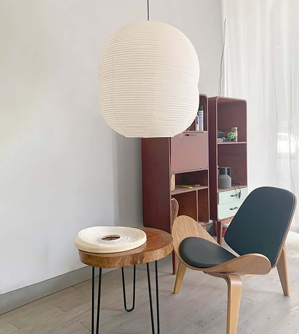 Mini Hanglamp van Rijstpapier - Sfeervolle