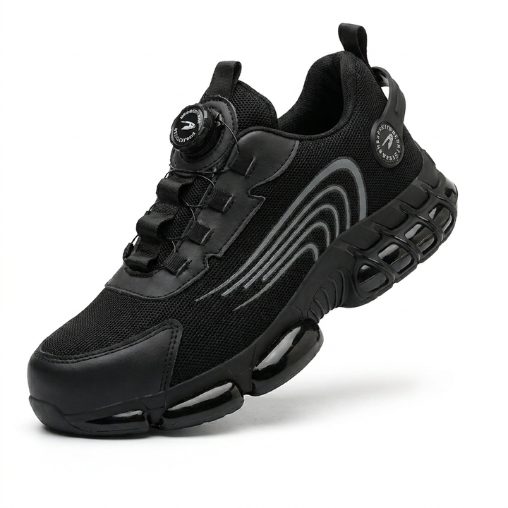 Trendy S3 werksneakers voor heren, met superieure bescherming en een sportief design.