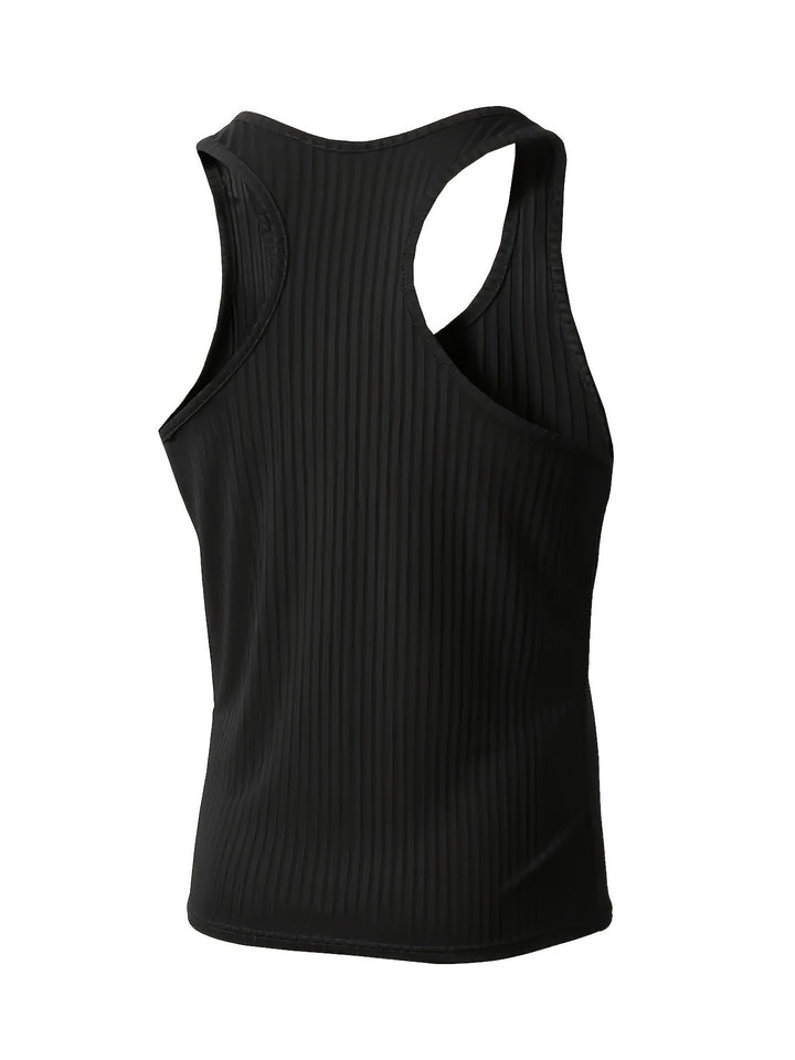Gebreide top voor heren ideaal voor warme zomerdagen