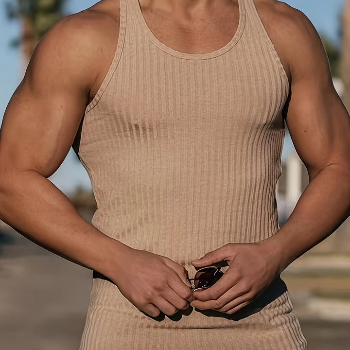 Zomerse gebreide tanktop met comfortabele pasvorm