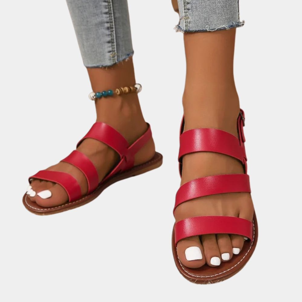 "Bruine dames sandalen met antislipzool, stijlvol zomerontwerp, passend bij strand- en dagelijkse outfits."