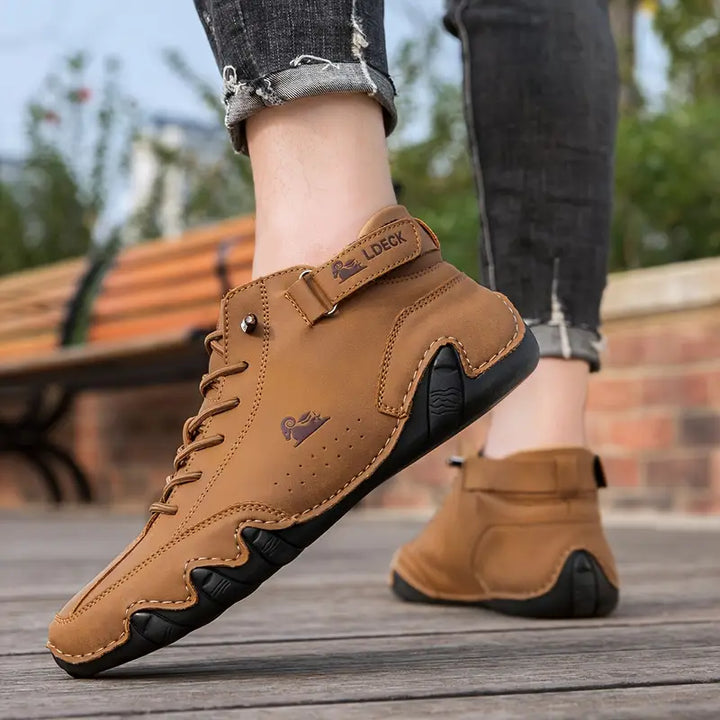 Hoymans heren waterdichte schoenen, veelzijdig voor zowel casual als outdoor activiteiten.