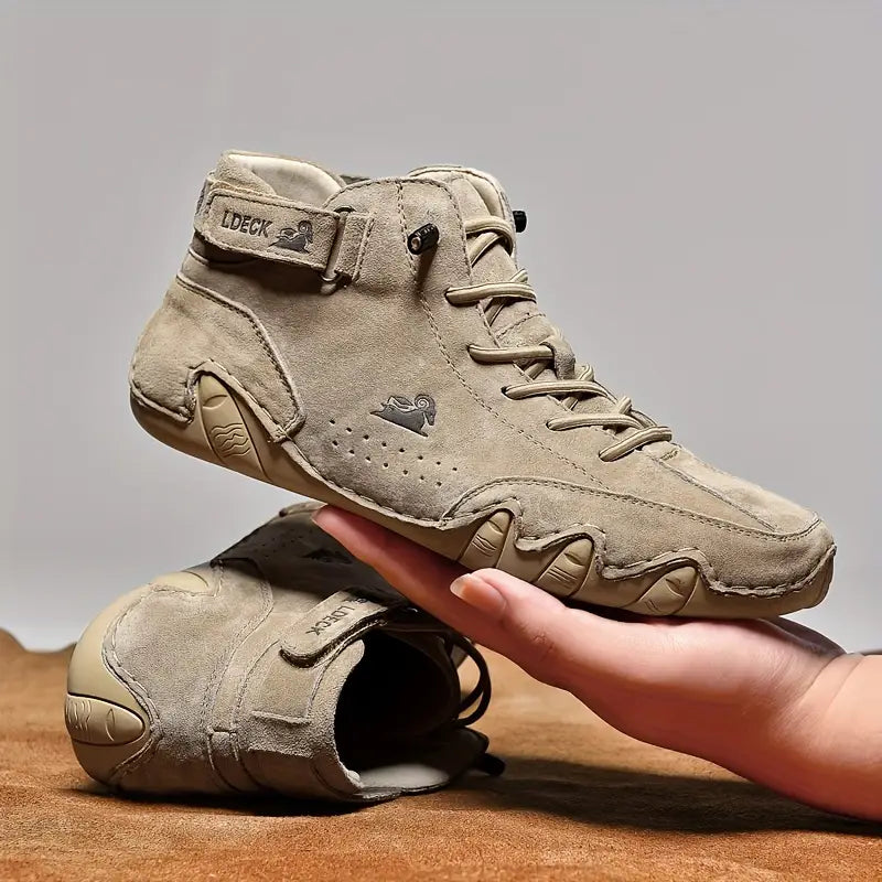 Trendy Hoymans heren outdoor schoenen, waterdicht en geschikt voor casual outfits.