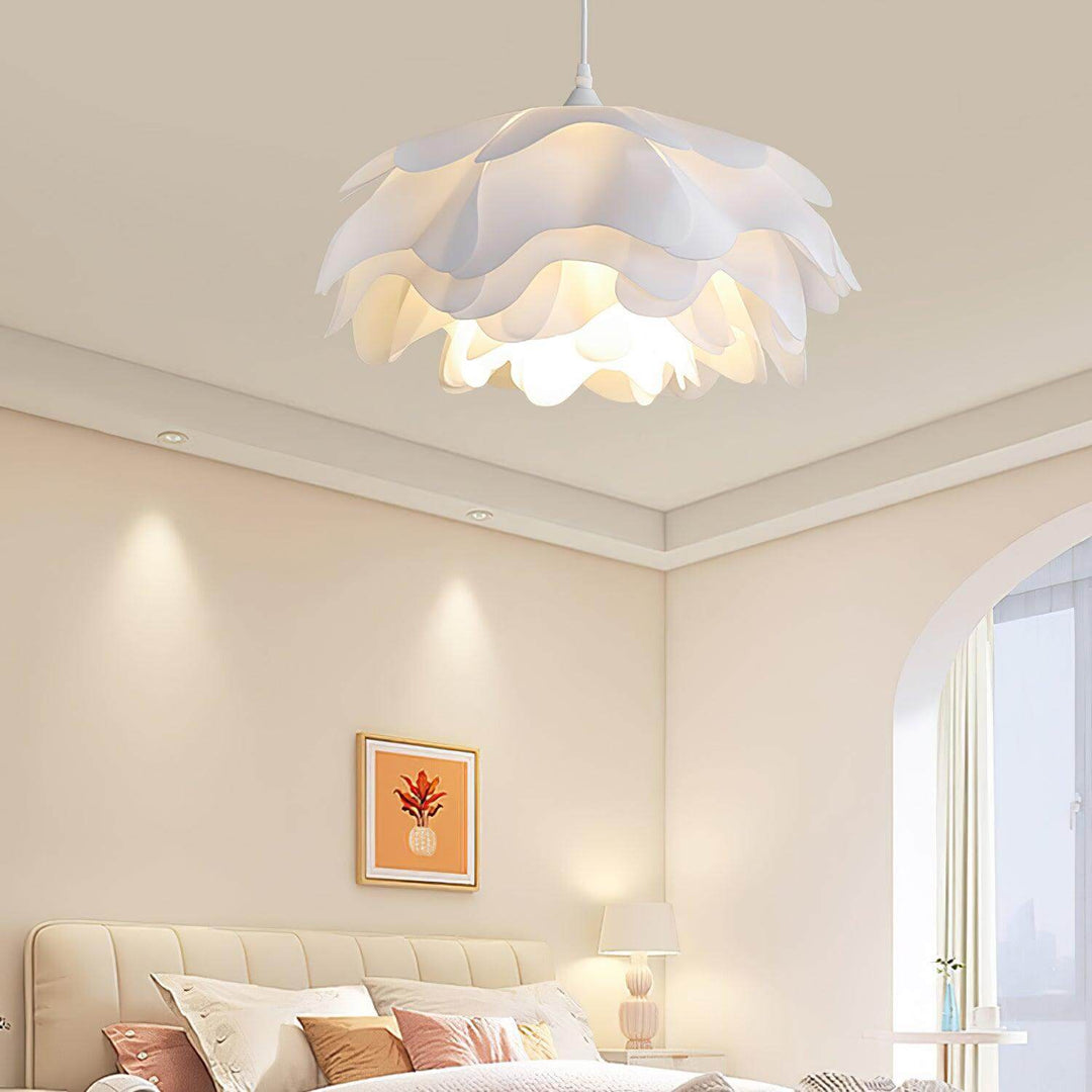 Bloemvormige Hanglamp - Witte Hanglamp