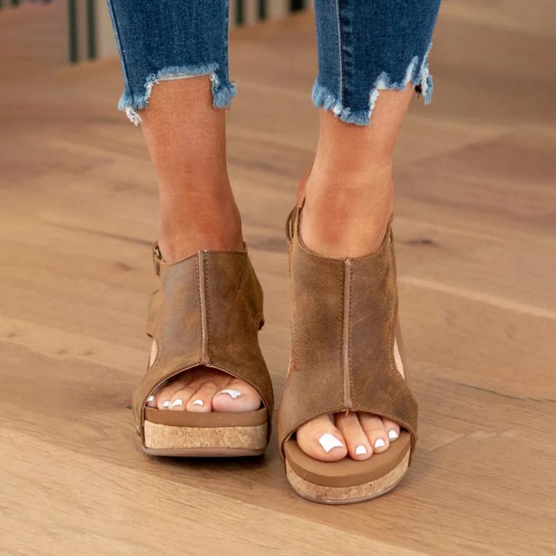 Elegante dames sandalen, modieus en comfortabel, perfect voor een casual zomerlook met gezonde voetsteun.