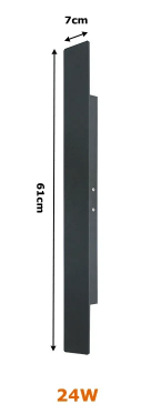 Waterdichte LED Aluminium Buitenwandlamp