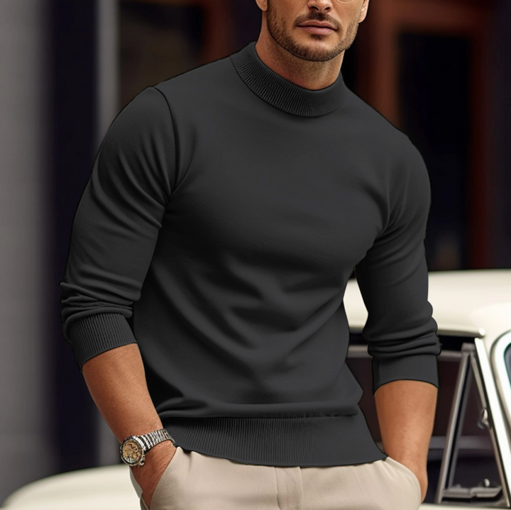 Heren crewneck sweater met ronde hals. Stijlvolle en comfortabele heren trui, ideaal als veelzijdige casual kleding.