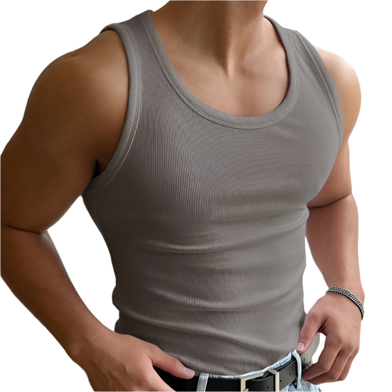 Lichtgewicht en ademende heren tanktop, ideaal voor casual zomerkleding met optimale bewegingsvrijheid.