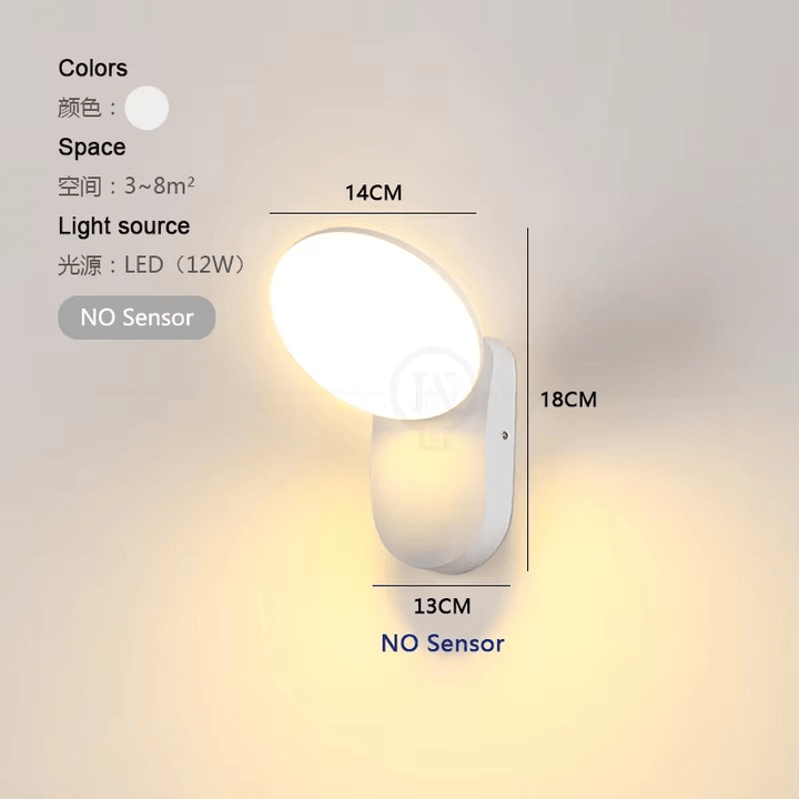Slimme LED Wandlamp met Bewegingssensor