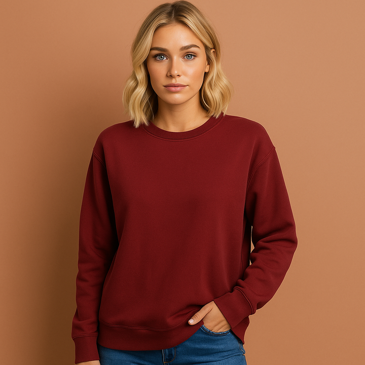Trendy dames sweatshirt, comfortabele casual trui. Perfecte relaxte pasvorm voor dagelijkse dameskleding.