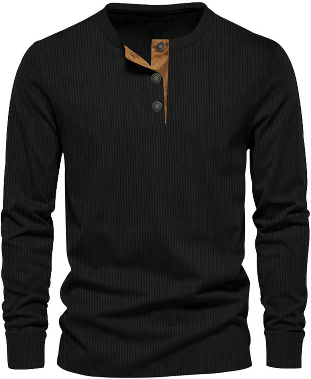 Basic herenshirt met lange mouw en elegante knoopjes, een tijdloze toevoeging aan je smart casual garderobe.