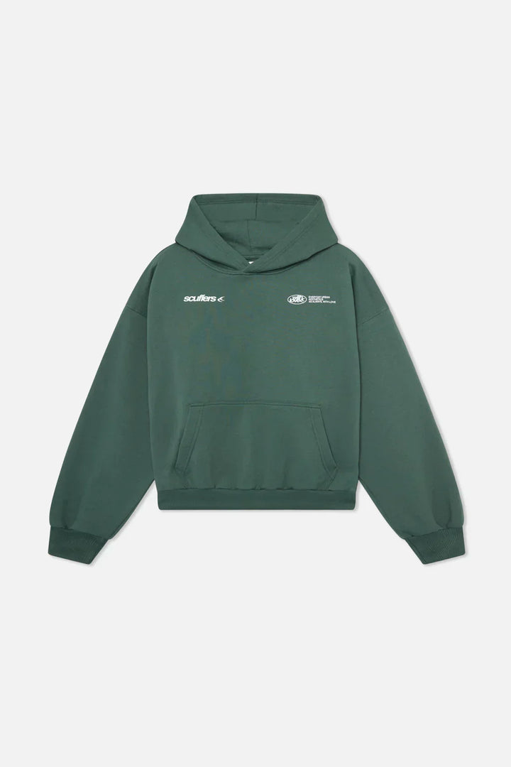 "Comfortabele, stijlvolle vrouwenhoodie in blauw, bordeauxroze; symbool van zelfliefde, ontspannen pasvorm, minimalistisch de