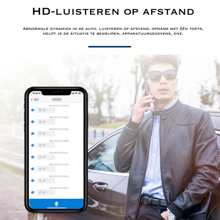 Compacte magnetische GPS-tracker voor voertuigen, zwart met veldachtig ontwerp, ideale realtime beveiligingstracer.