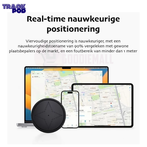 Compacte magnetische GPS-tracker voor voertuigen, zwart met veldachtig ontwerp, ideale realtime beveiligingstracer.