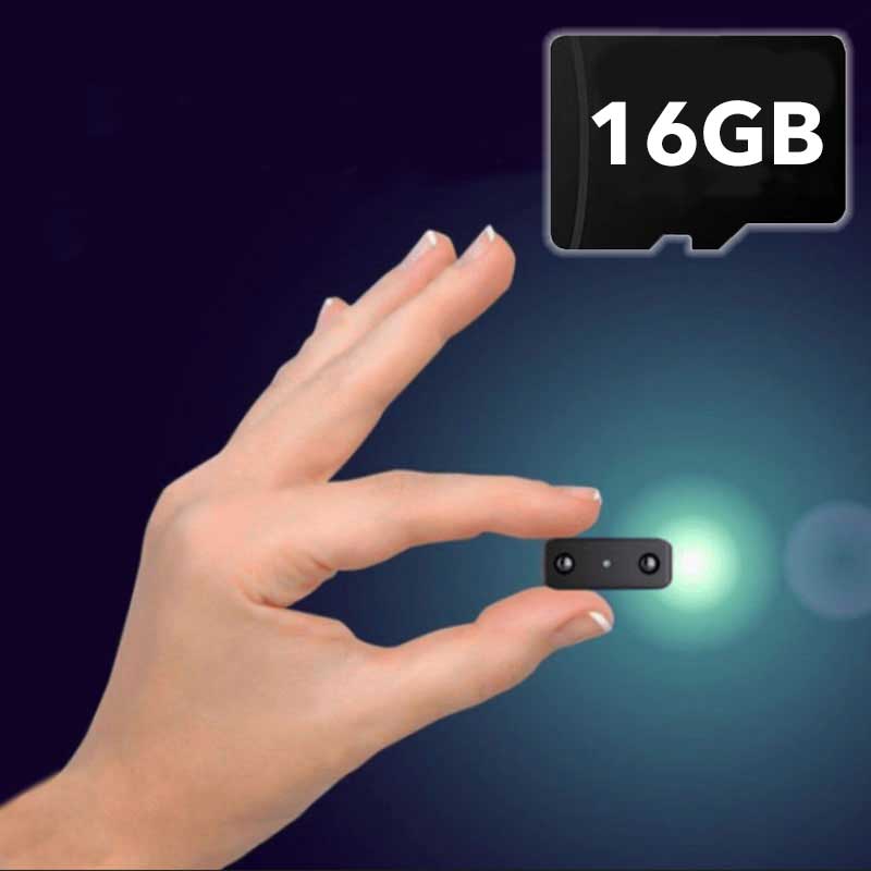 Draadloze HD spionagecamera met audio-opname en nachtzicht, ideaal voor huisbeveiliging.