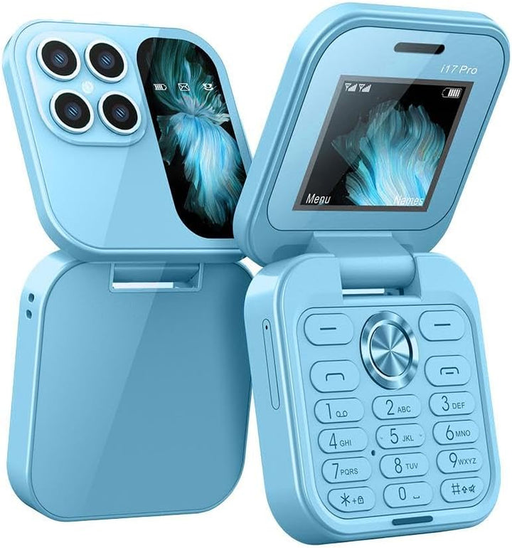 FlipLite senior telefoon: compact, opvouwbaar en eenvoudig te bedienen. Ideaal voor ouderen.