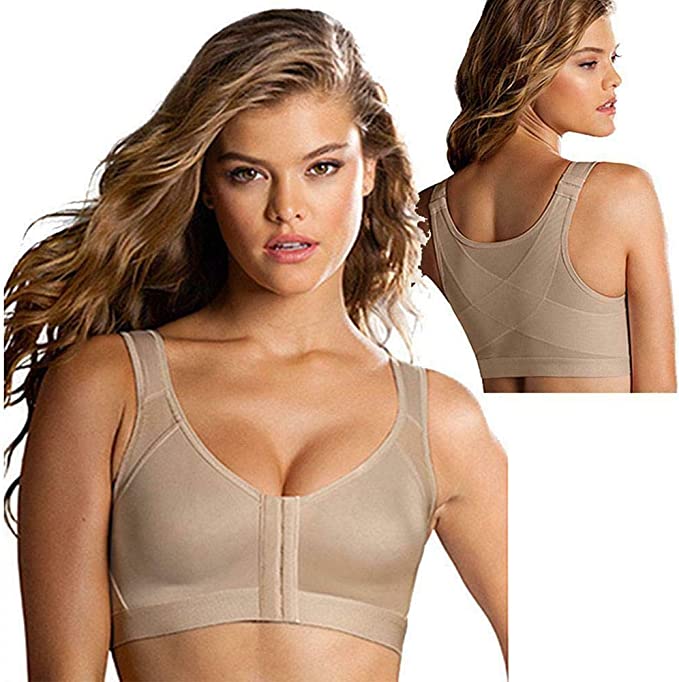 Comfortabele posture bra dames met rugondersteuning. Verlicht rugpijn en verbetert de houding. Draadloos ontwerp.