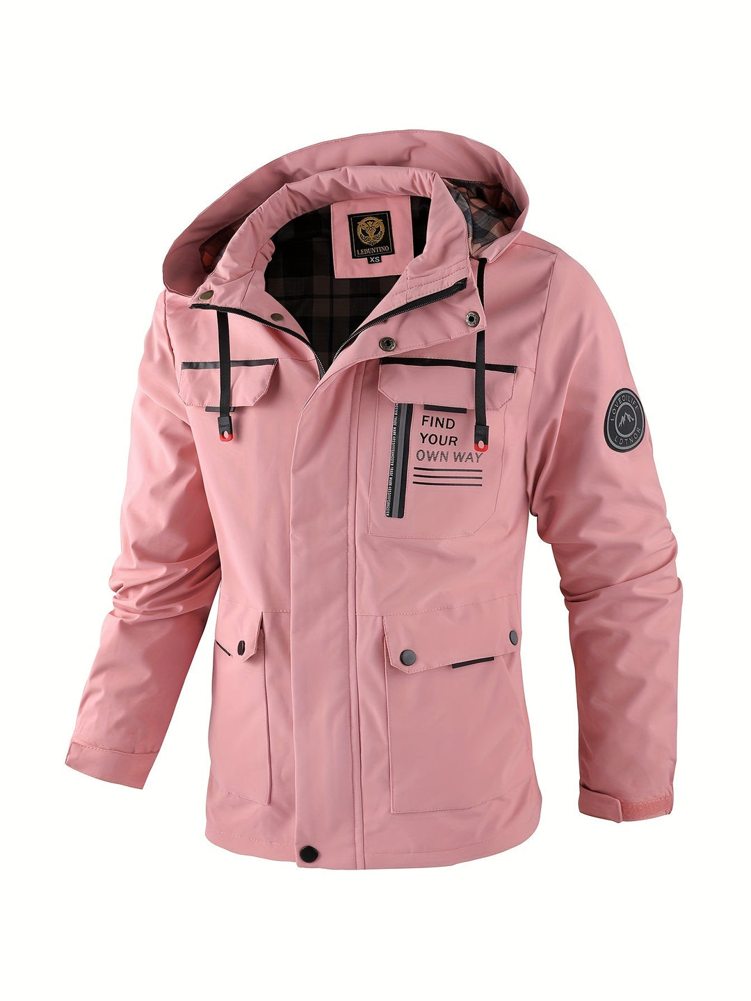 Sportieve heren winterjas, waterdicht en ademend. Perfecte jas voor wandelen, fietsen en andere buitenactiviteiten.