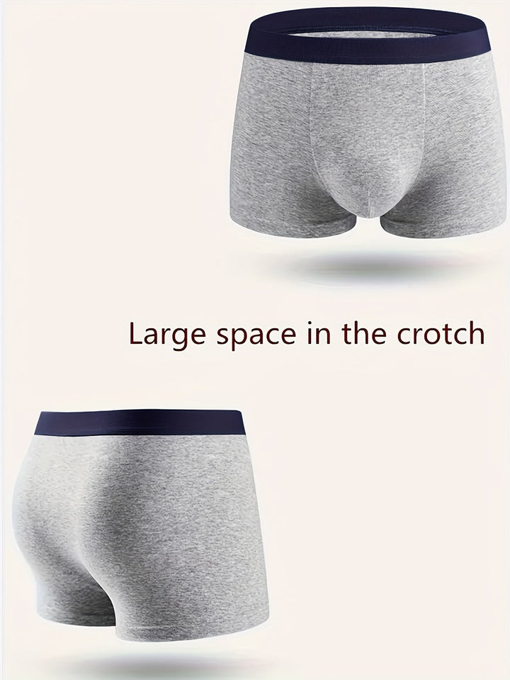 Diverse heren boxershorts in een 4-pack. Comfortabel, ademend ondergoed met stretch voor elke dag.