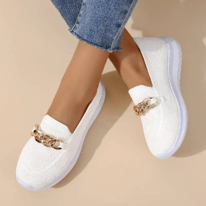 "Dames ademende orthopedische schoenen Carly: elegant beige design met comfort en medische ondersteuning voor elke gelegenhei