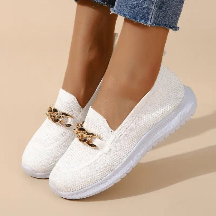 "Dames ademende orthopedische schoenen Carly: elegant beige design met comfort en medische ondersteuning voor elke gelegenhei