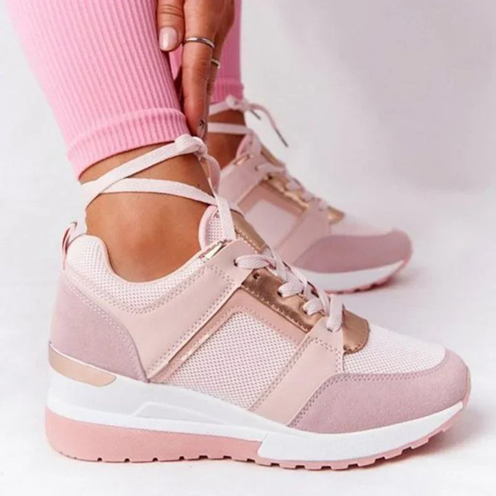 "Dames Air Sneakers met schokabsorberende air-zool, ademend mesh bovenwerk en lichtgewicht ontwerp in trendy stijl."