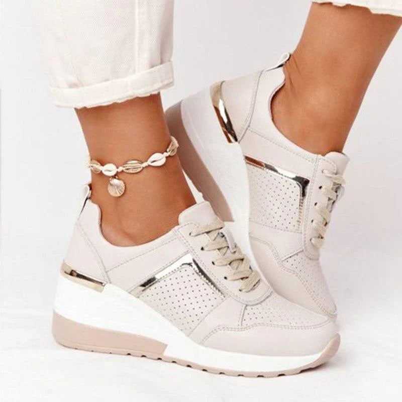 "Dames Air Sneakers met schokabsorberende air-zool, ademend mesh bovenwerk en lichtgewicht ontwerp in trendy stijl."