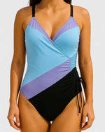 Gestreept Blauw
