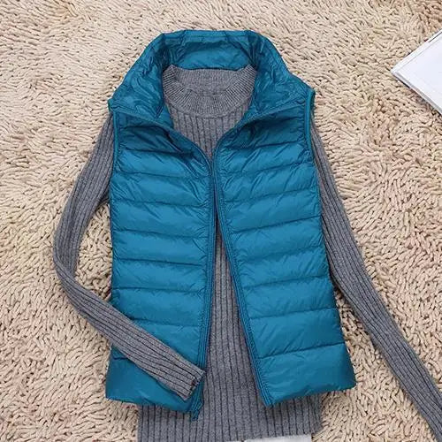 Chique dames vest bodywarmer, perfect voor de laagjes look. Warm, comfortabel en slankmakend.