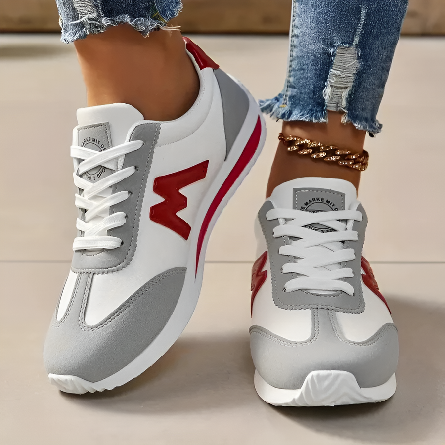 "Dames comfortabele schoenen, strak design, ademend materiaal, biedt stabiliteit, perfect voor dagelijks gebruik."