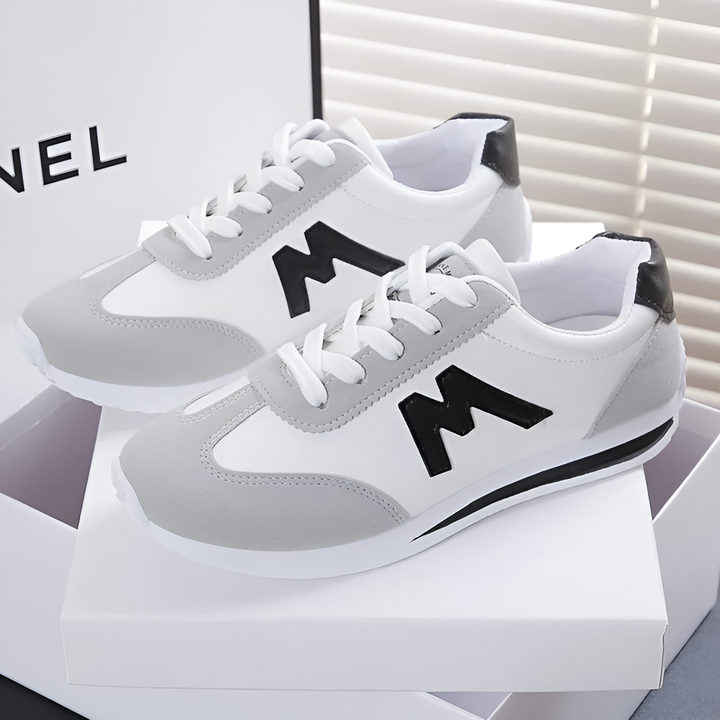 "Dames comfortabele schoenen, strak design, ademend materiaal, biedt stabiliteit, perfect voor dagelijks gebruik."