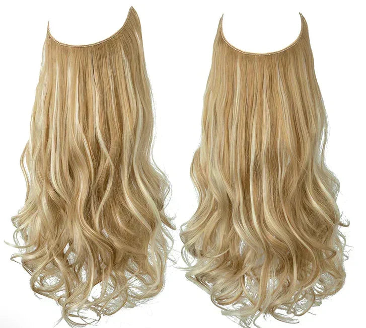 Schoonheid haar extensions van echt haar, voor een luxueuze uitstraling en vol, lang haar.