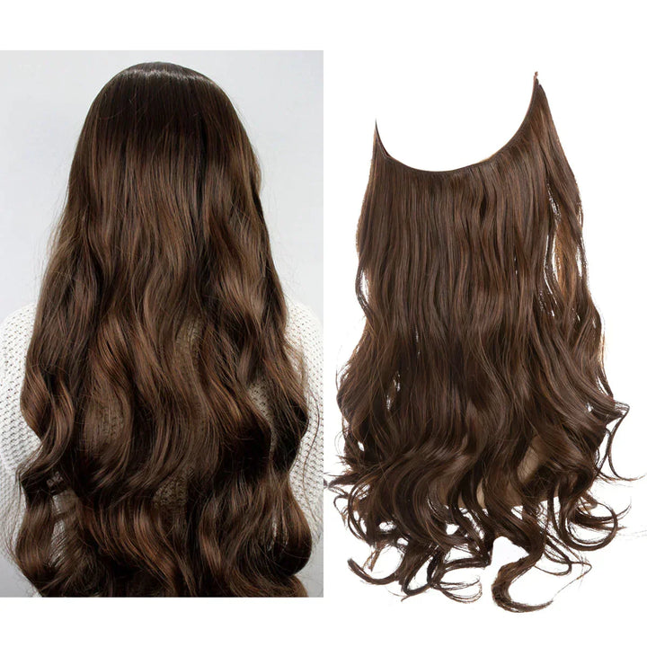 Haartransformatie met echt haar extensions, eenvoudig meer lengte en volume voor elke vrouw.