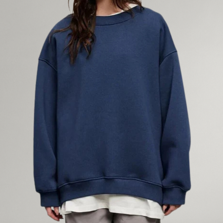 Comfortabele seizoenstrui voor dames, losvallend en oversized, ideaal voor koelere dagen.