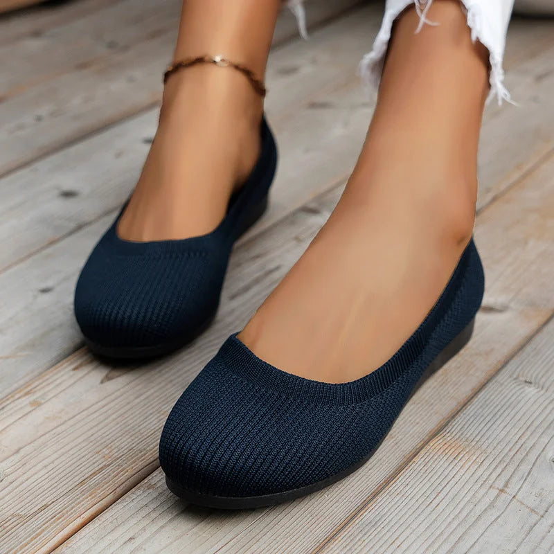 Dames comfort ballerina's, slip-on stijl voor een casual look.