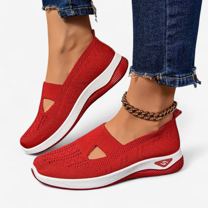 Stijlvolle slip-on casual schoenen voor vrouwen, ontworpen voor maximaal loopcomfort en gemak.