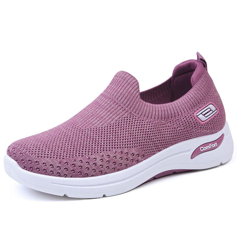 Casual dames sneakers met orthopedische support, perfect voor dagelijks gebruik en lange wandelingen.