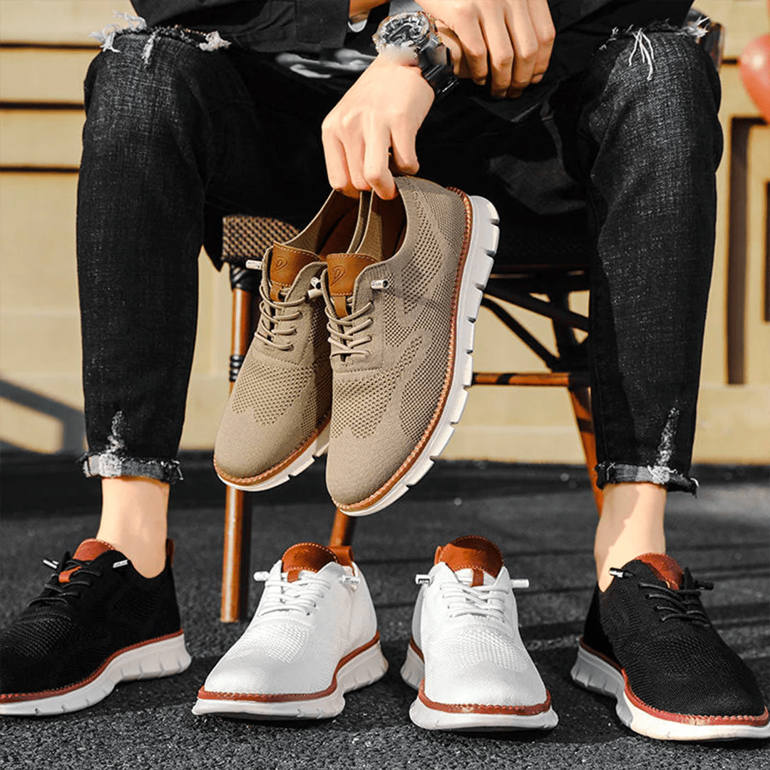 Dagelijkse David heren sneakers, comfortabele veterschoenen voor een relaxte, moderne stijl.