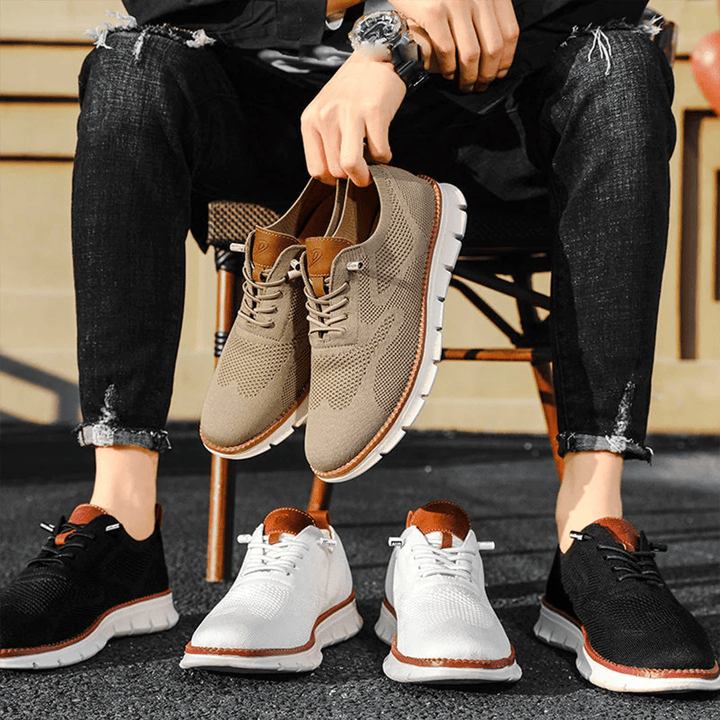 Dagelijkse David heren sneakers, comfortabele veterschoenen voor een relaxte, moderne stijl.
