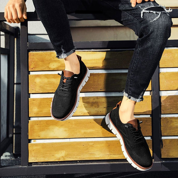 Comfortabele David casual sneakers voor heren, ideale veterschoenen voor de moderne man.